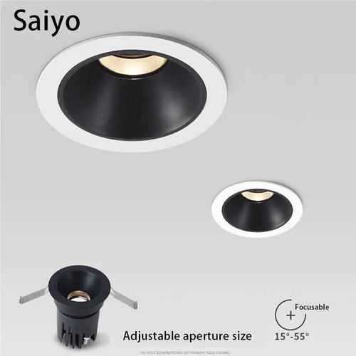 projecteurs led encastré spot 	foco lampe en aluminium