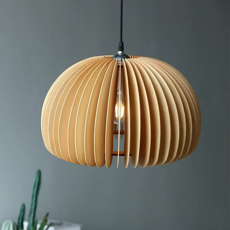 2024Modern Originality Decoration Pumpkin Lampshade Chandeliers For Dining Room Study Bedroom Chandeliers - vue 6 sur 14