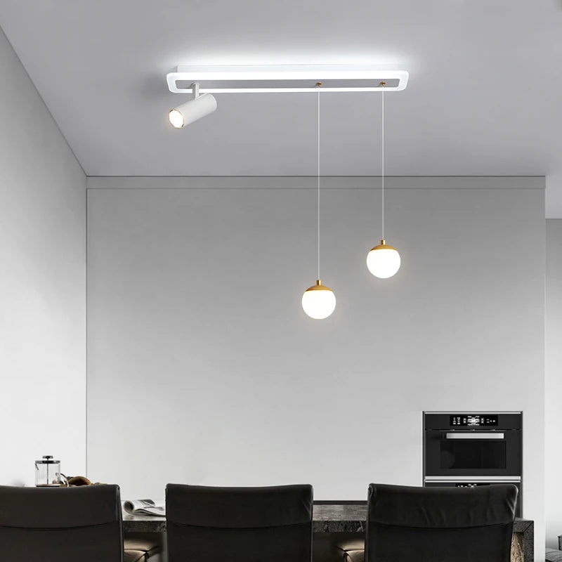 Plafonnier led acrylique projecteur spots