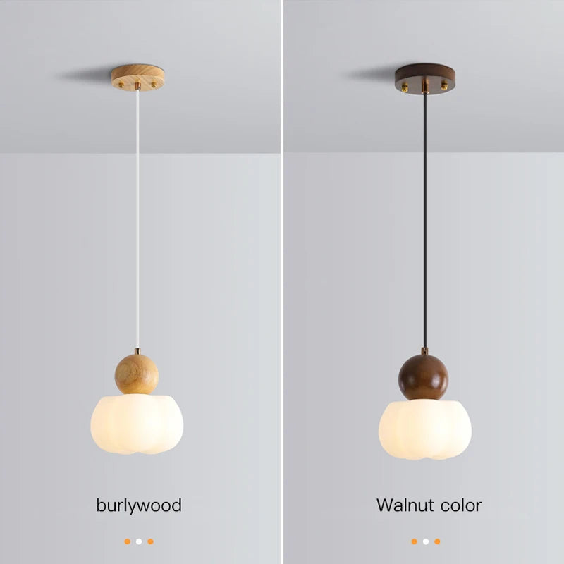 suspension nordique en bois massif pour décoration intérieure - vue 4 sur 10