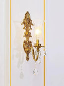 applique murale de luxe en cuivre classique français nordique antique