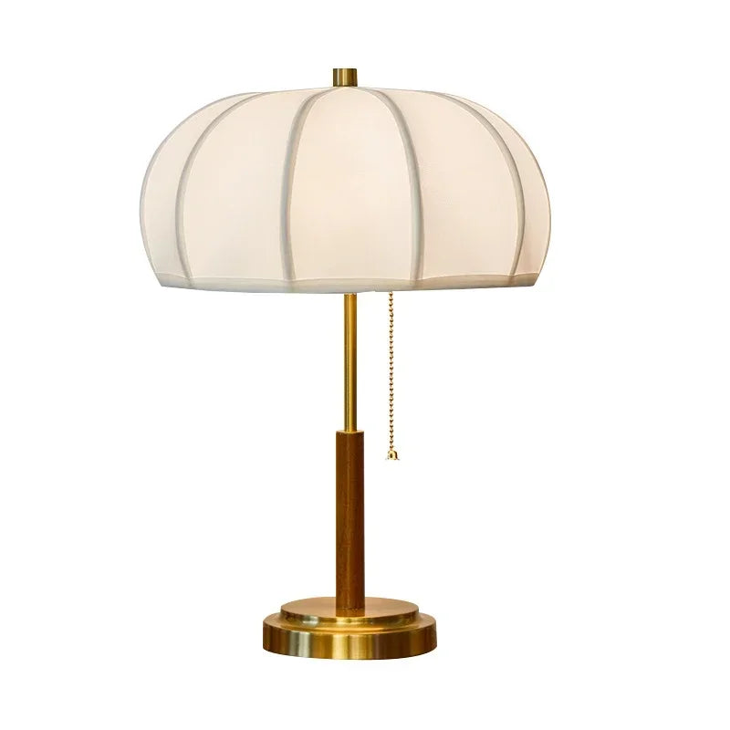 lustre design nordique lampadaire rétro en tissu avec lumière led - vue 12 sur 13