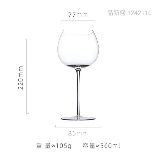 verre à vin bourgogne cristal ultra fin grand