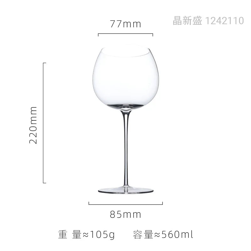 verre à vin bourgogne cristal ultra fin grand