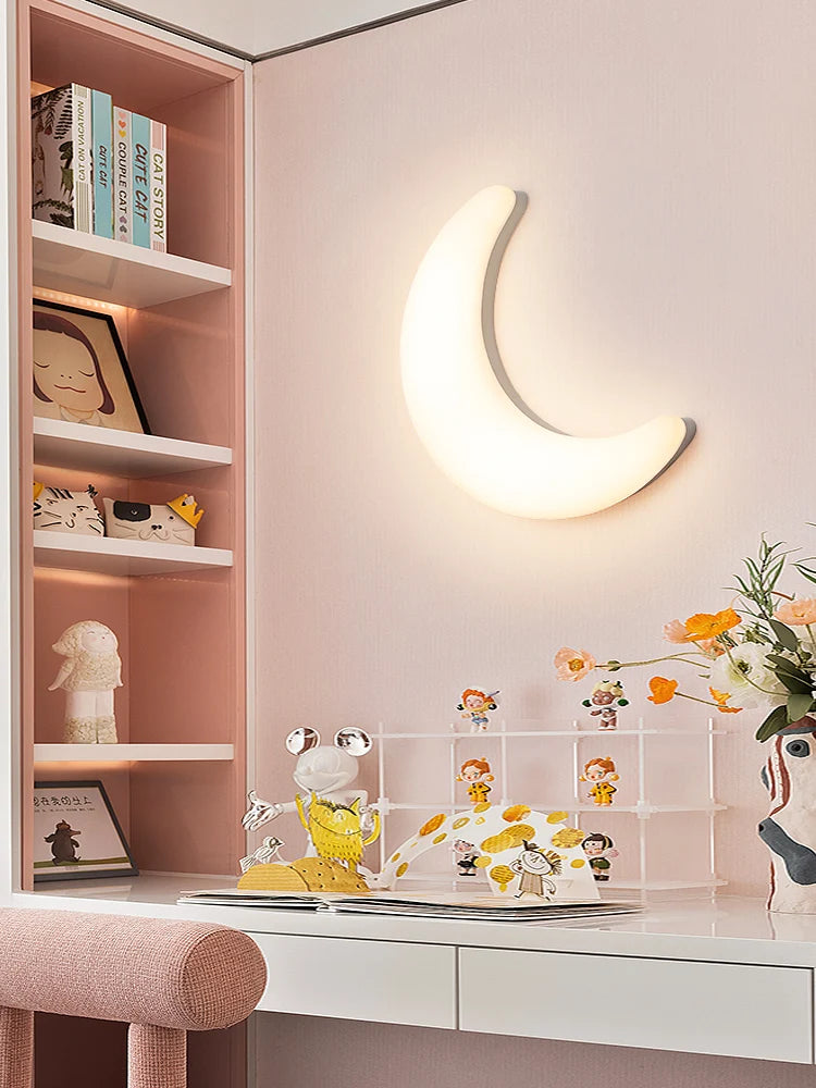 applique murale led en croissant d'intérieur simple - vue 4 sur 8