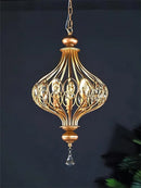 lustre rétro français en cristal style vintage suspension