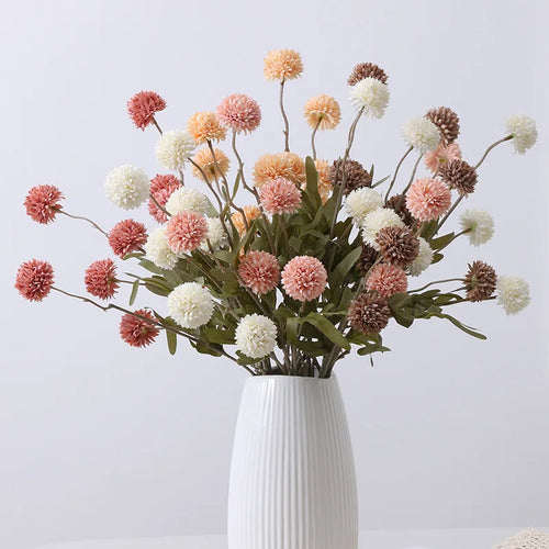 fleurs artificielles pissenlit décoration mariage bouquet cadeau saint-valentin - vue 2 sur 15