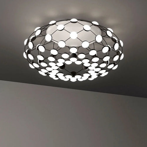 Postmoderne Créatif Noir Et Blanc Pièces D'échecs Suspension Lumière Grille Lustre Suspension Pour Salle à manger Salon Lumière Lampe À Led