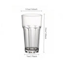 Verres épais transparents style classique pour boissons variées