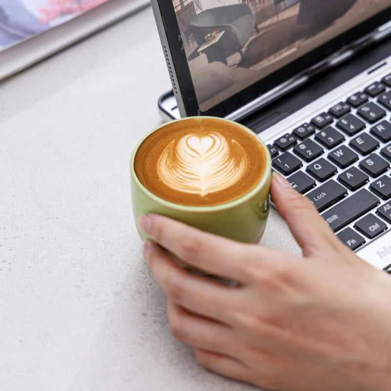Mug ceramique boheme marocain fait main tasse artisanale - vue 3 sur 7