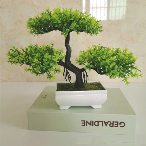 plantes artificielles bonsaï en pot pour décoration intérieure et événements