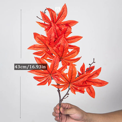 branche d'érable artificielle pour décoration d'automne et halloween - vue 13 sur 14