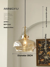 suspension en verre nordique pour décoration moderne de votre intérieur
