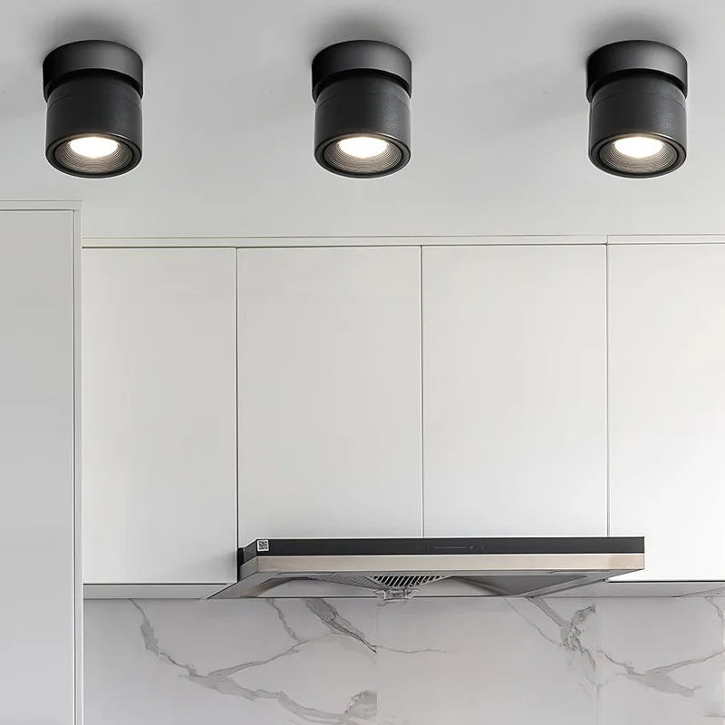 spot led brilm moderne intérieur aluminium downlight réglable 360° - vue 11 sur 11