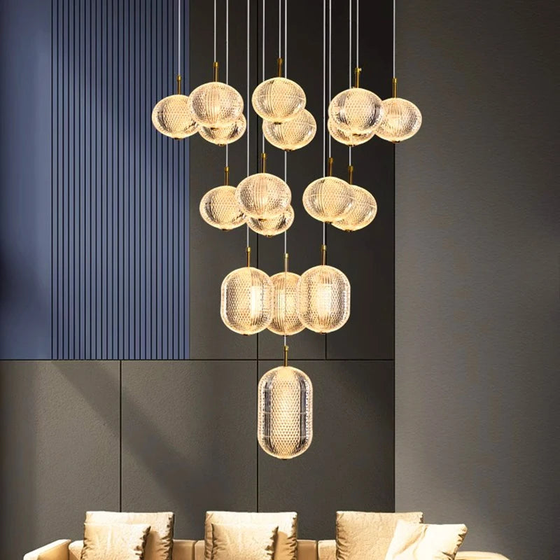 Lustre moderne pour salle à manger pour plafond éclairage - vue 2 sur 9