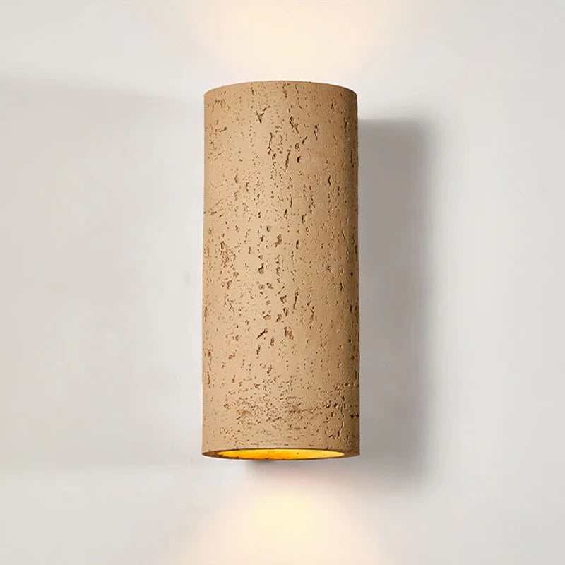 applique murale led en ciment style nostalgique décoration rétro wabi sabi - vue 6 sur 11