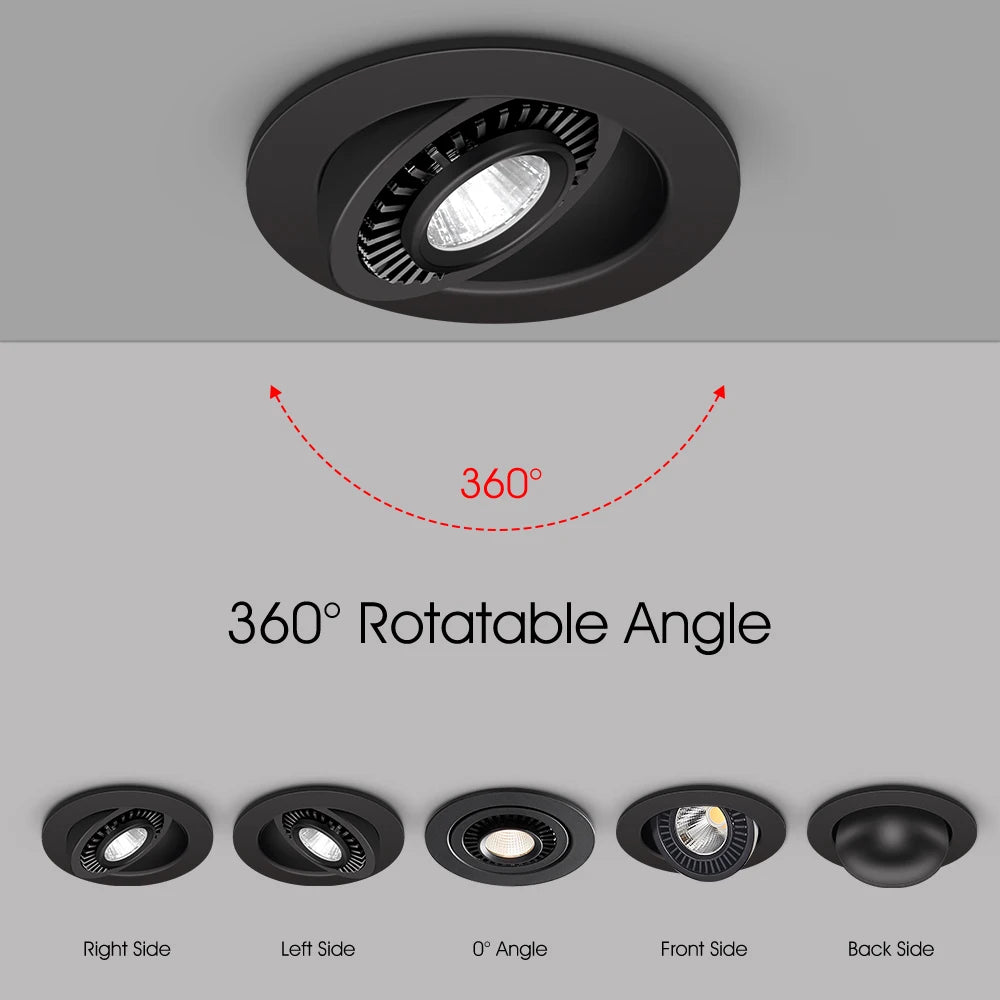 Spot lumineux LED encastrable pour le plafond