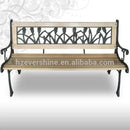 chaises de jardin en fonte et bois vintage pour extérieur