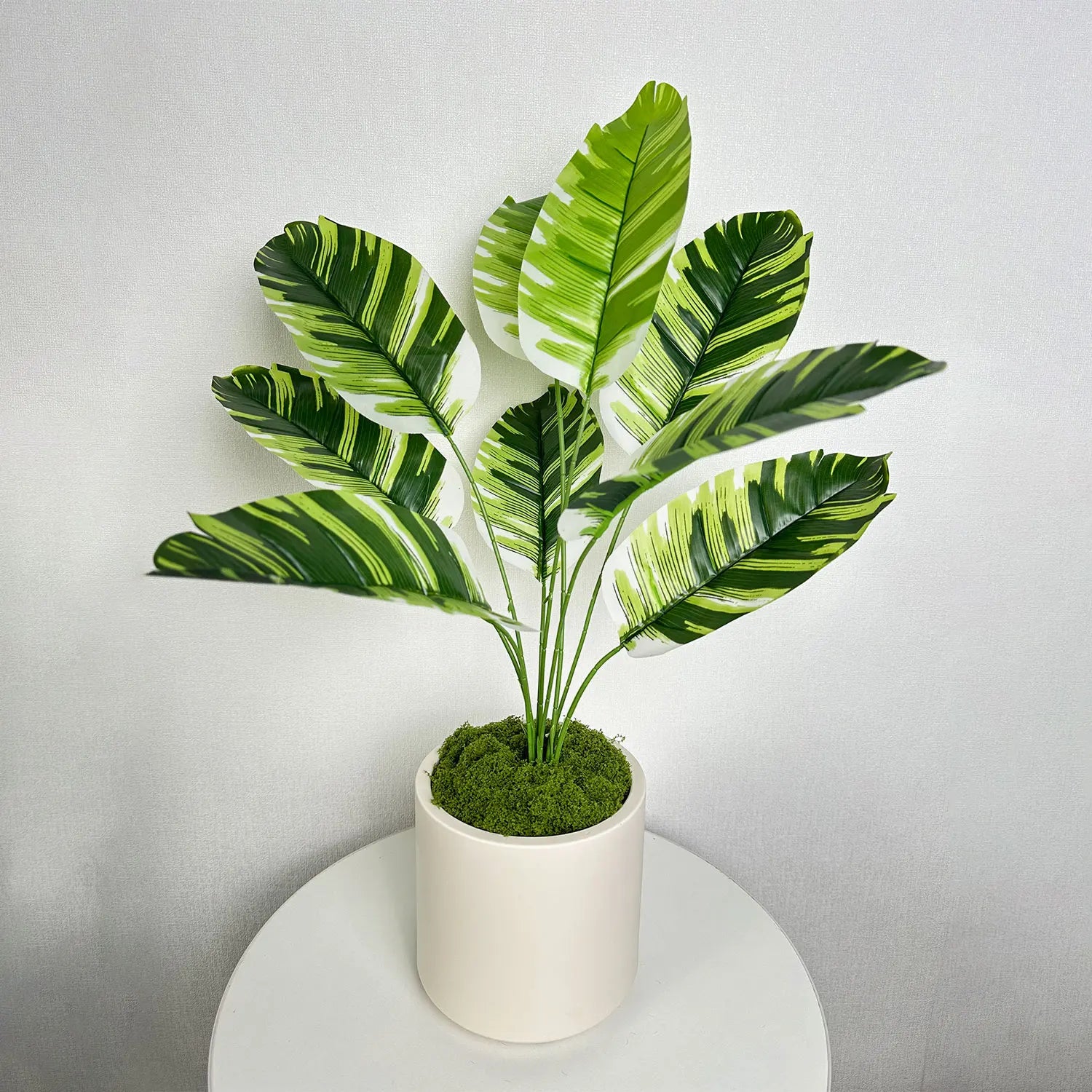 pot décoratif nordique en plastique et céramique pour intérieur - vue 5 sur 10