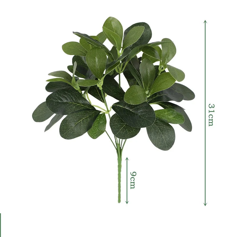 feuilles de bambou artificielles en soie pour décoration élégante - vue 19 sur 32