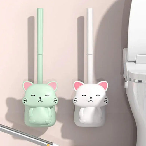 brosse de toilette pour nettoyage de fosse à squat sans angle mort - vue 5 sur 7