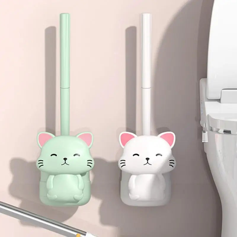 brosse de toilette pour nettoyage de fosse à squat sans angle mort - vue 4 sur 7