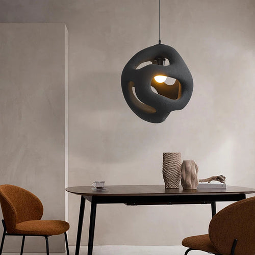 lustre led nordique fait main style wabi sabi restaurant