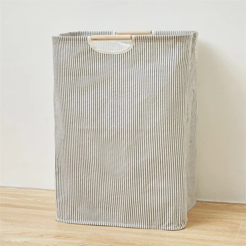 panier de rangement pliable pour linge sale avec poignée - vue 12 sur 12