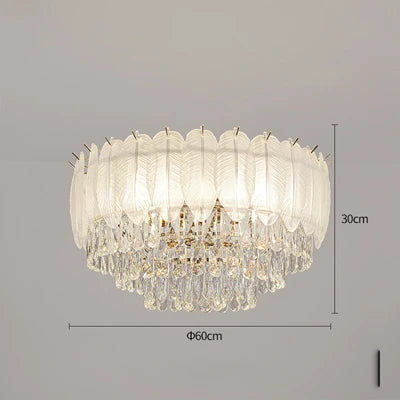 plafonnier cristal design moderne pour décoration intérieure élégante - vue 9 sur 12