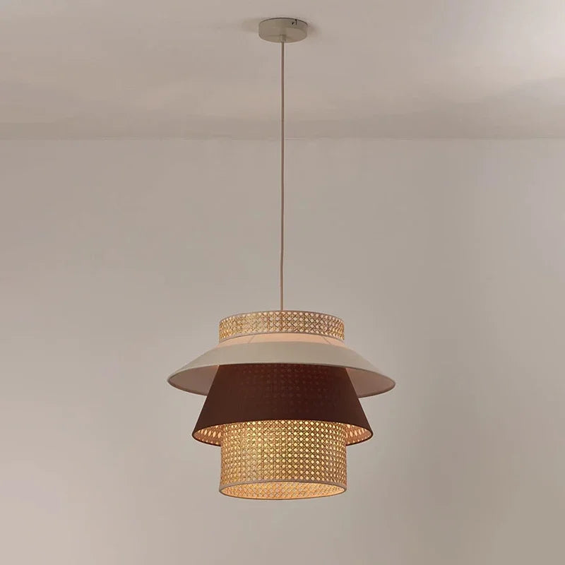 suspension nordique rétro en corde de chanvre artisanale pour décoration intérieure - vue 5 sur 9