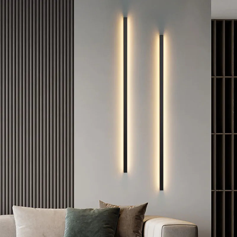 applique murale led cuboïde minimaliste en aluminium avec télécommande - vue 4 sur 22
