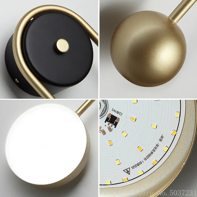 Applique murale led créative pour éclairage moderne