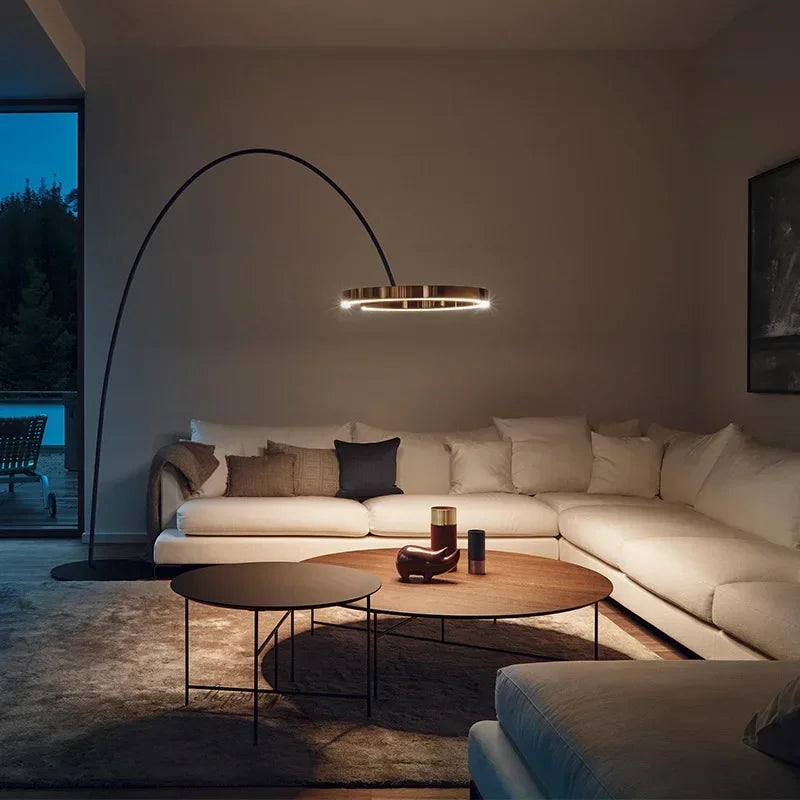 Lampadaire LED style italien décor intérieur - vue 6 sur 18