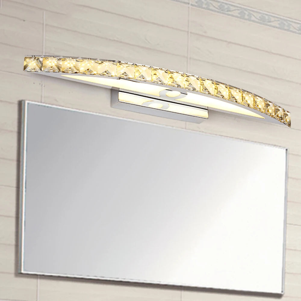 10W 15W 18W L44cm L54cm L70cm miroir avant lumière intérieure applique étanche salle de bain miroir avant lumière chambre vanité éclairage - vue 3 sur 7