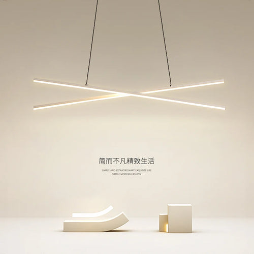 suspension LED design minimaliste moderne décorative