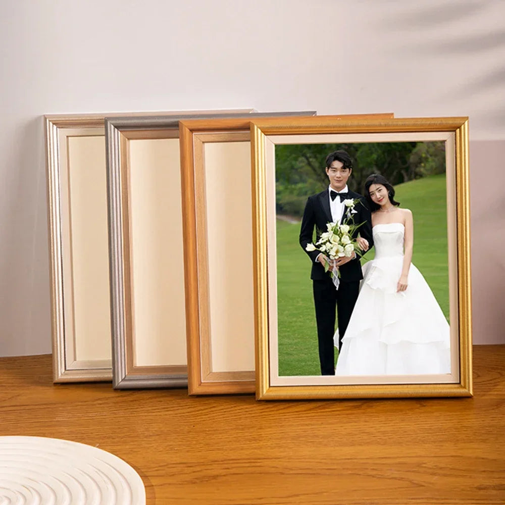 cadre photo en bois pour portraits de famille et voyages - vue 3 sur 10
