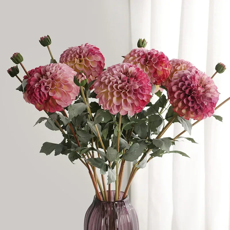 fleur artificielle marguerite rétro décoration mariage et fête - vue 3 sur 11