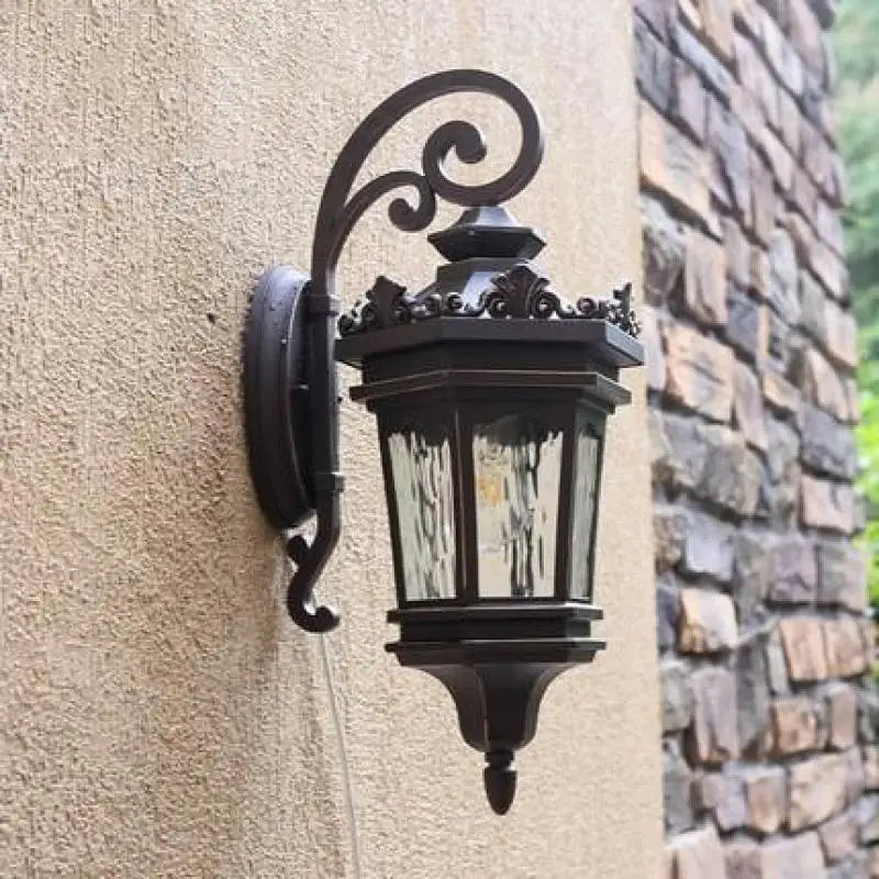 applique murale extérieure imperméable en aluminium pour jardin - vue 3 sur 7