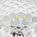 Plafonniers en cristal LED lampe d'allée projecteur salon couloir entrée Downlight en acier inoxydable lampe de Base de miroir