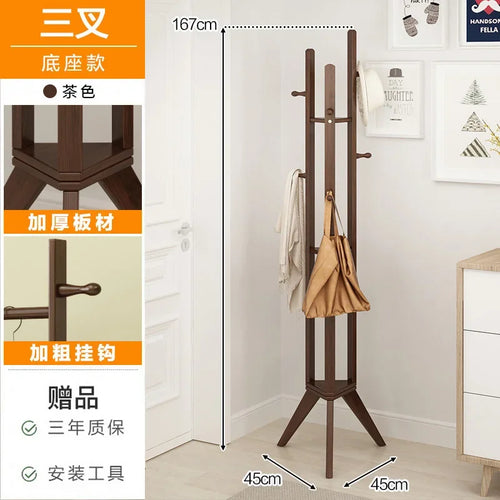 porte-manteau en bambou multifonction pour vêtements modernes - vue 16 sur 15