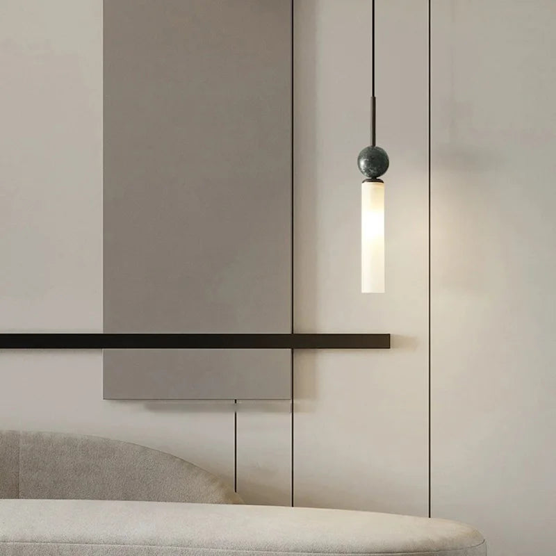 lampes suspendues en marbre et cuivre réglables nouvelle collection