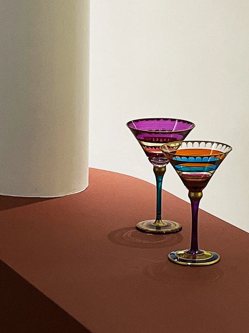 Verre à vin pied design nordique style maison