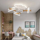 Plafonnier avion télécommande chambre enfants