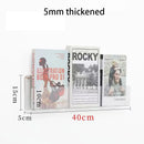 porte-revues mural en acrylique pour brochures et dossiers