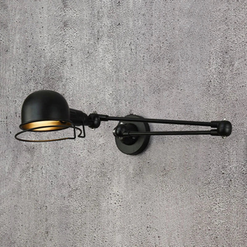 Nordique rétro réglable Joint Long bras applique créative intérieur chambre chevet бра décor à la maison fer applique murale moderne luminaria - vue 4 sur 8