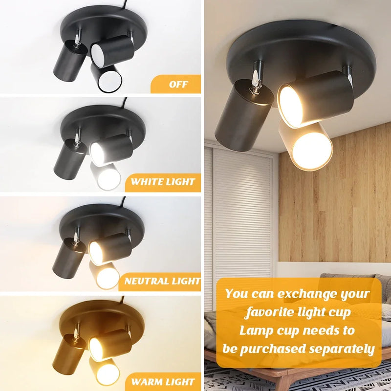 projecteur moderne sur piste pour magasins et expositions d'art