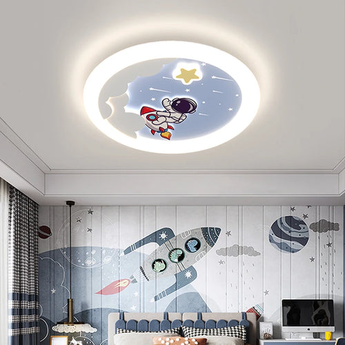 plafonnier astronaute pour chambre enfant design ludique et protecteur - vue 7 sur 7