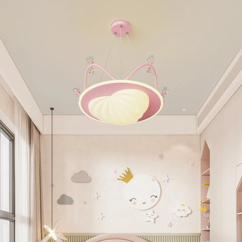 lustre nuage cristal romantique pour chambre d'enfant décoratif