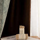 Rideau occultant floral style européen pour salon chambre