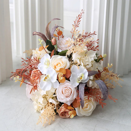 boules de fleurs artificielles en soie pour décoration de mariage et photo - vue 8 sur 22